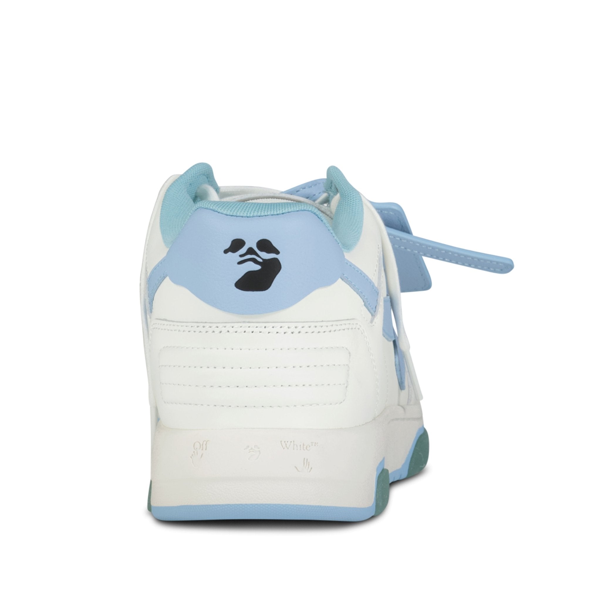 OFF-WHITE Out Of Office Low-Top leather Trainers Light Blue & White - Boinclo ltd