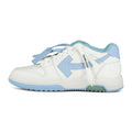 OFF-WHITE Out Of Office Low-Top leather Trainers Light Blue & White - Boinclo ltd