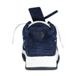 OFF-WHITE Out Of Office Low-Top Suede Trainers Navy & White - Boinclo ltd