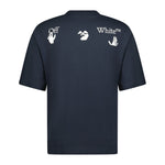 OFF-WHITE "Outfit came from Italy" T-Shirt Navy - Boinclo ltd