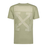 Off White Slim Rubber Arrow T-shirt Olive - Boinclo ltd