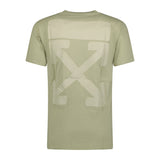 Off White Slim Rubber Arrow T-shirt Olive - Boinclo ltd