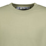 Off White Slim Rubber Arrow T-shirt Olive - Boinclo ltd
