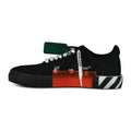 OFF-WHITE Vulcanised Canvas Low-Top Trainers Black & White - Boinclo ltd