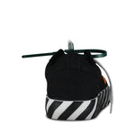 OFF-WHITE Vulcanised Canvas Low-Top Trainers Black & White - Boinclo ltd
