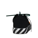 OFF-WHITE Vulcanised Canvas Low-Top Trainers Black & White - Boinclo ltd