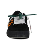 OFF-WHITE Vulcanised Canvas Low-Top Trainers Black & White - Boinclo ltd