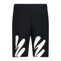 OFF-WHITE Wave Cotton Sweat Shorts Black - Boinclo ltd