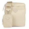 Prada Metal Logo Shoulder/Messenger Bag Desert - Boinclo ltd