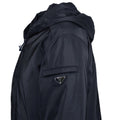 Prada Windbreaker K-Way Padded Metal Applique Jacket Navy - Boinclo ltd