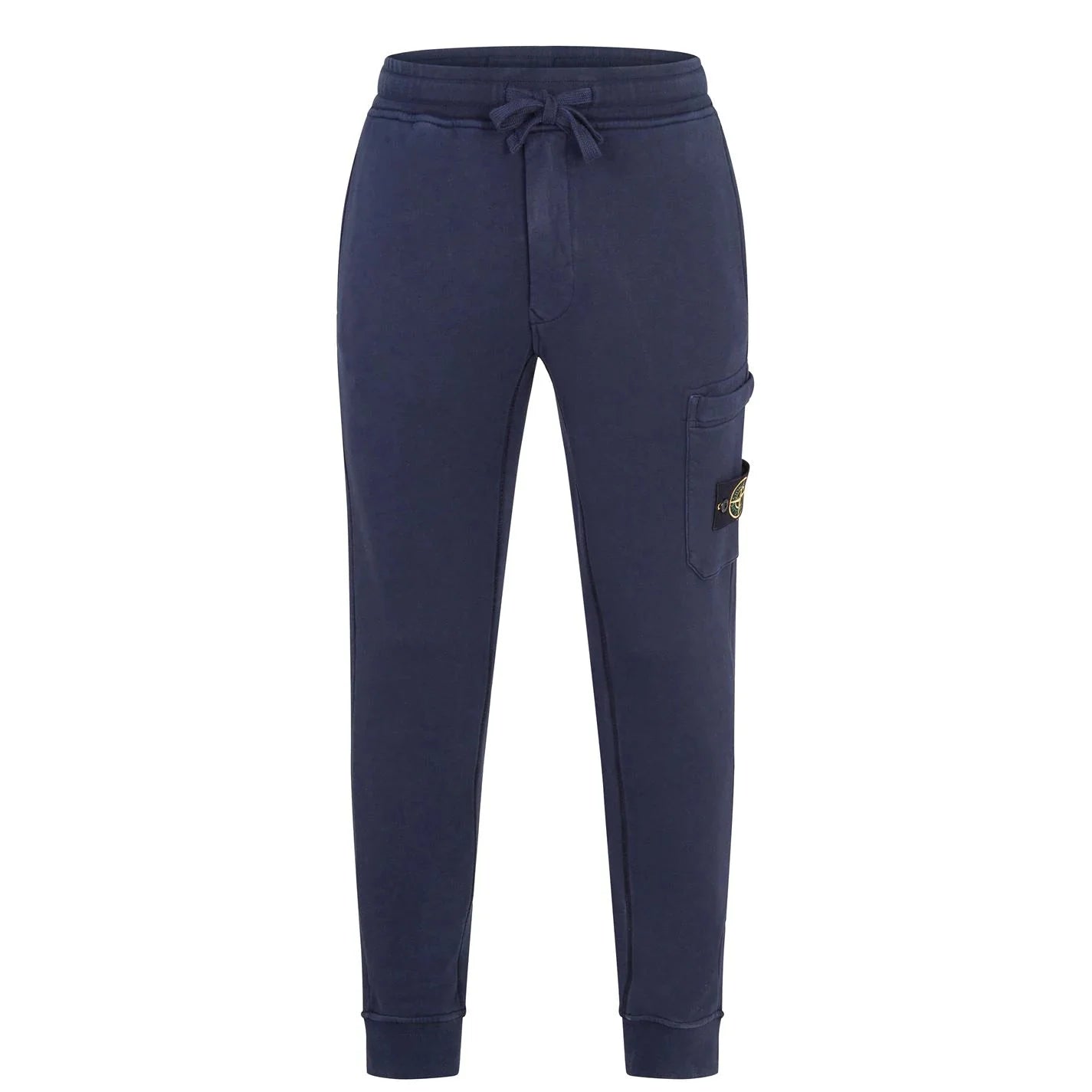 Stone Island Badge Cotton Sweat Pants Navy - Boinclo ltd
