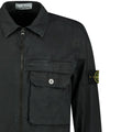 Stone Island Badge Zip Overshirt Jacket Navy - Boinclo ltd