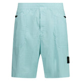 Stone Island Bermuda Cargo Shorts Aqua - Boinclo ltd