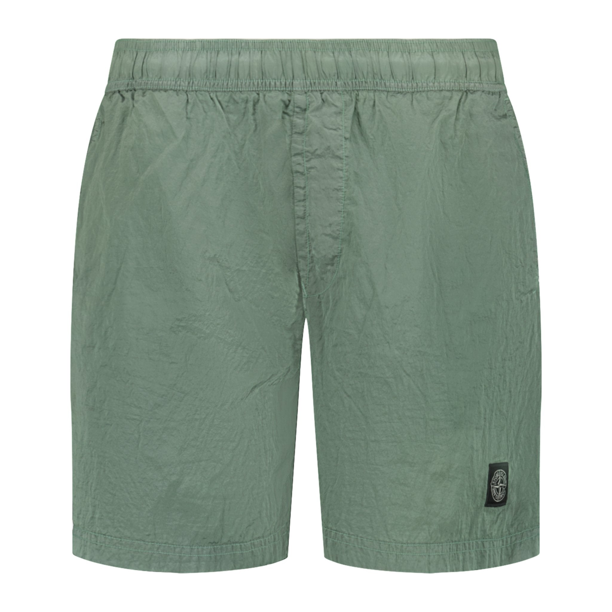 Stone Island Chrome Swim Shorts Green - Boinclo ltd
