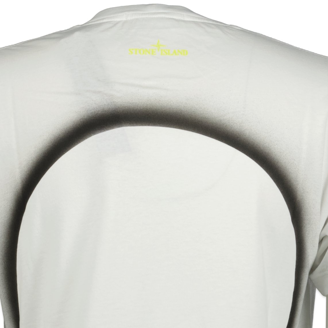 Stone Island Compass Print Logo Solar Eclipse 2 Compass Print T-Shirt White - Boinclo ltd