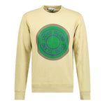 Stone Island Compass Printed Logo Sweatshirt Beige - Boinclo ltd