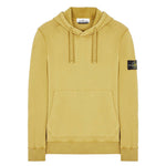 Stone Island Cotton Hooded Sweatshirt Bark Yellow - Boinclo ltd