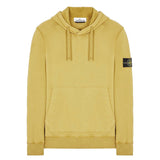 Stone Island Cotton Hooded Sweatshirt Bark Yellow - Boinclo ltd