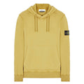 Stone Island Cotton Hooded Sweatshirt Bark Yellow - Boinclo ltd