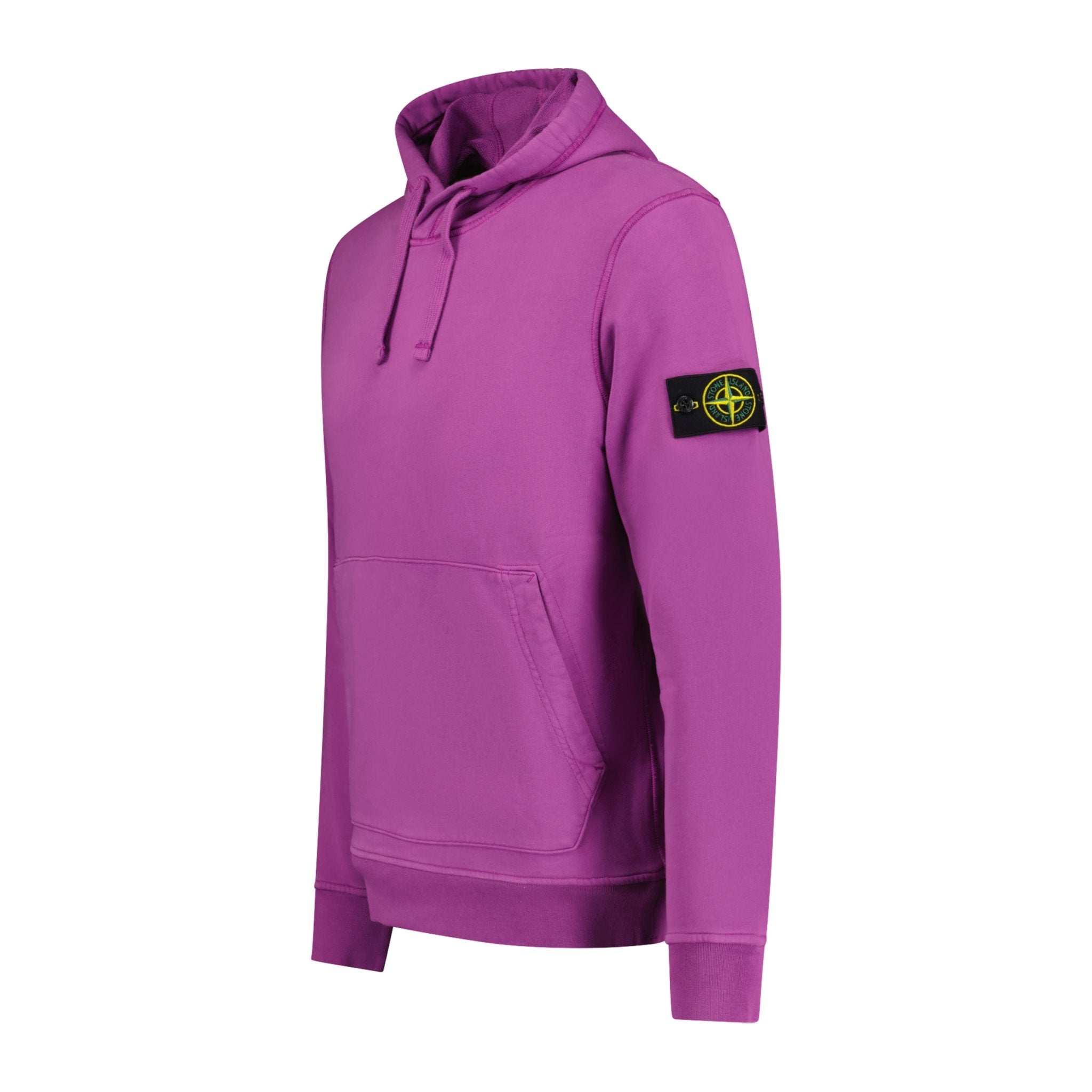 Stone Island Cotton Hooded Sweatshirt Grape - Boinclo ltd