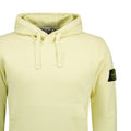 Stone Island Cotton Hooded Sweatshirt Light Yellow - Boinclo ltd