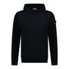 STONE ISLAND COTTON HOODED SWEATSHIRT NAVY