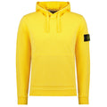 Stone Island Cotton Hooded Sweatshirt Yellow - Boinclo ltd
