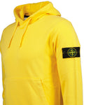 Stone Island Cotton Hooded Sweatshirt Yellow - Boinclo ltd