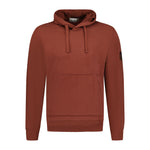 Stone Island Cotton Hoodie Sweatshirt Maroon - Boinclo ltd