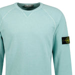 Stone Island Cotton Light Sweatshirt Aqua - Boinclo ltd
