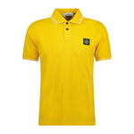 Stone Island Cotton Logo Polo T-Shirt Twin Tip Yellow - Boinclo ltd