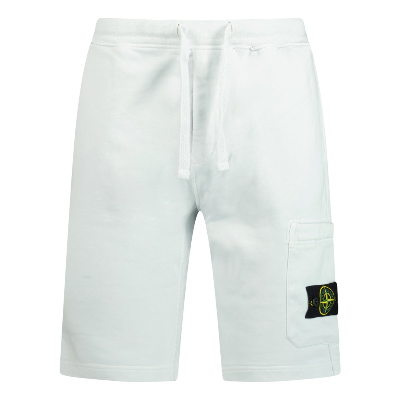 Stone Island Cotton Shorts Ice White - Boinclo ltd