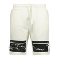 Stone Island Cotton Sweat Shorts Cream - Boinclo ltd