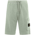 Stone Island Cotton Sweat Shorts Green - Boinclo ltd