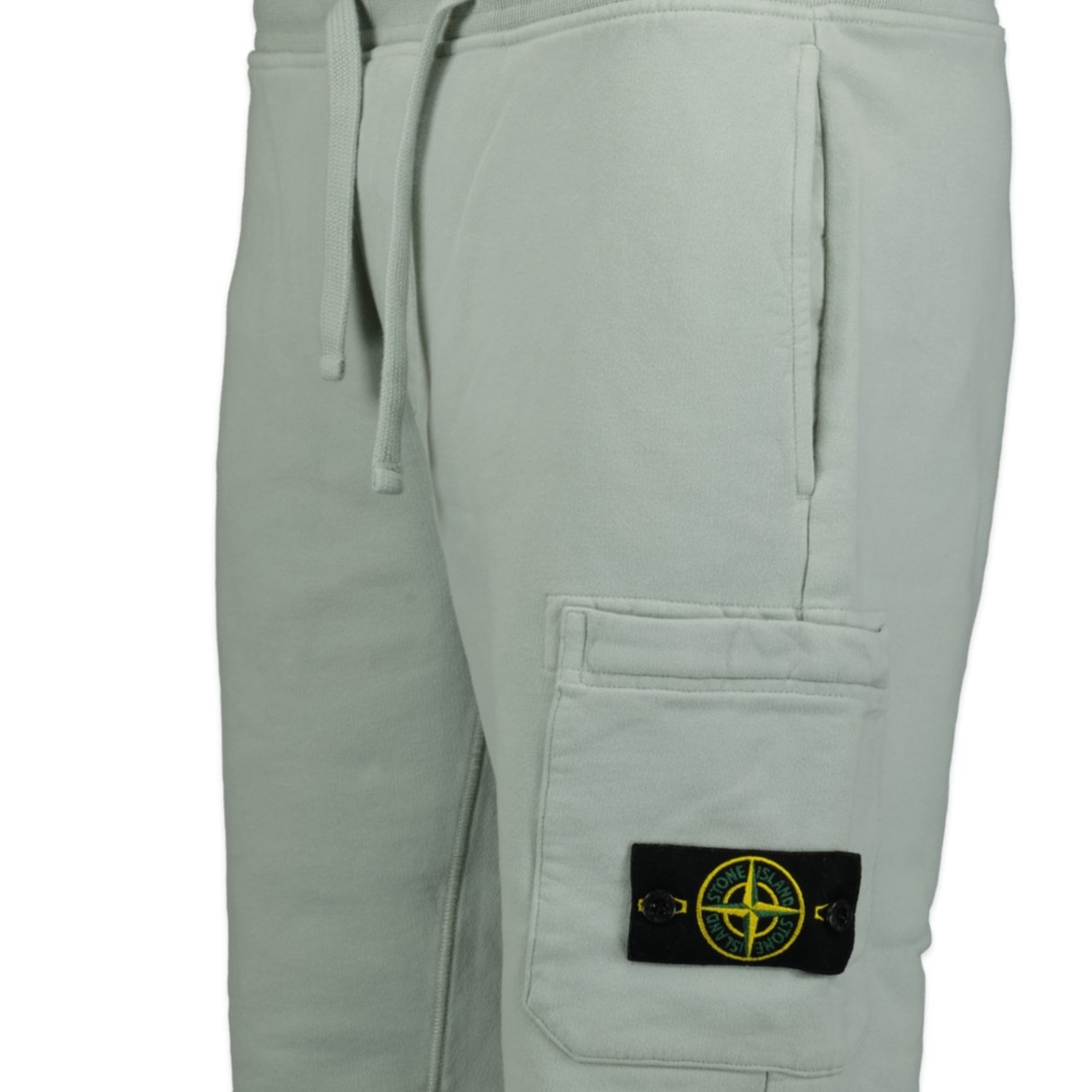 Stone Island Cotton Sweat Shorts Peal Grey - Boinclo ltd