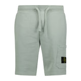 Stone Island Cotton Sweat Shorts Peal Grey - Boinclo ltd
