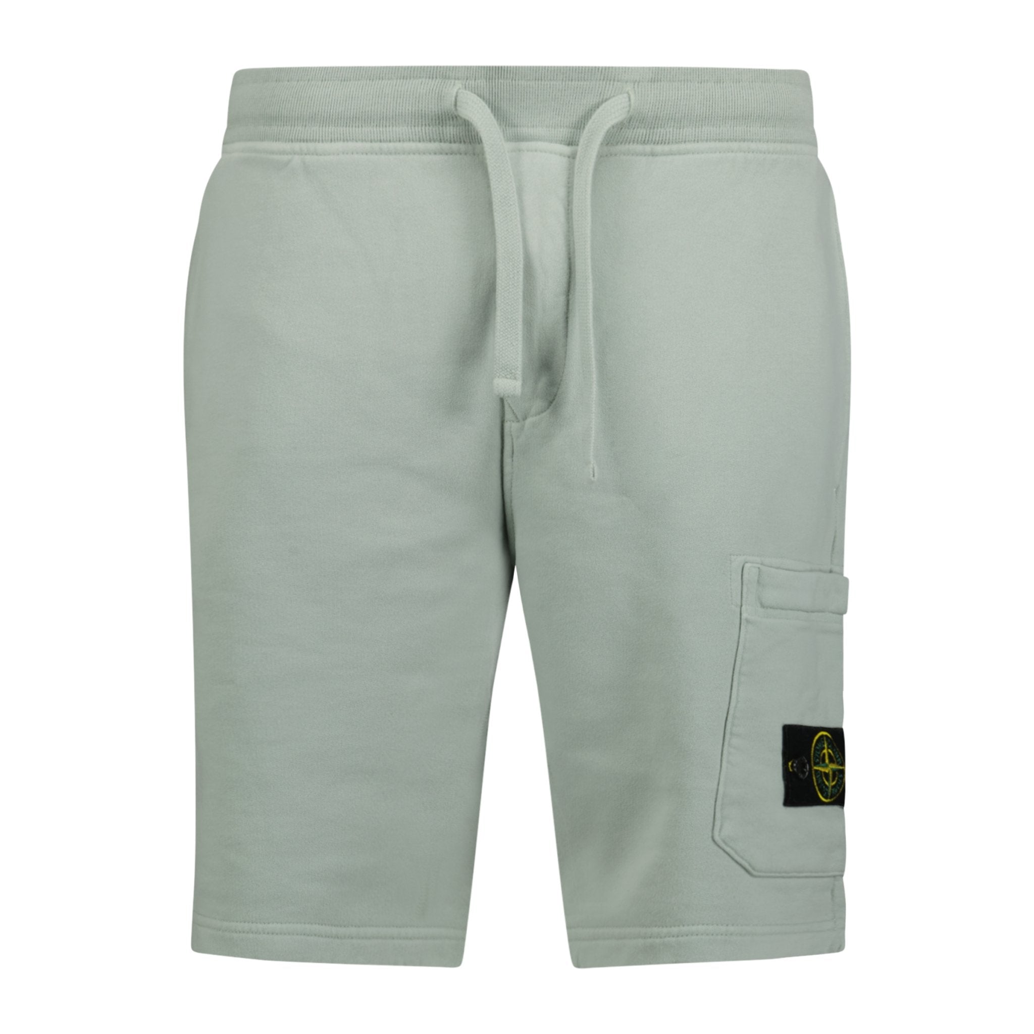 Stone Island Cotton Sweat Shorts Peal Grey - Boinclo ltd