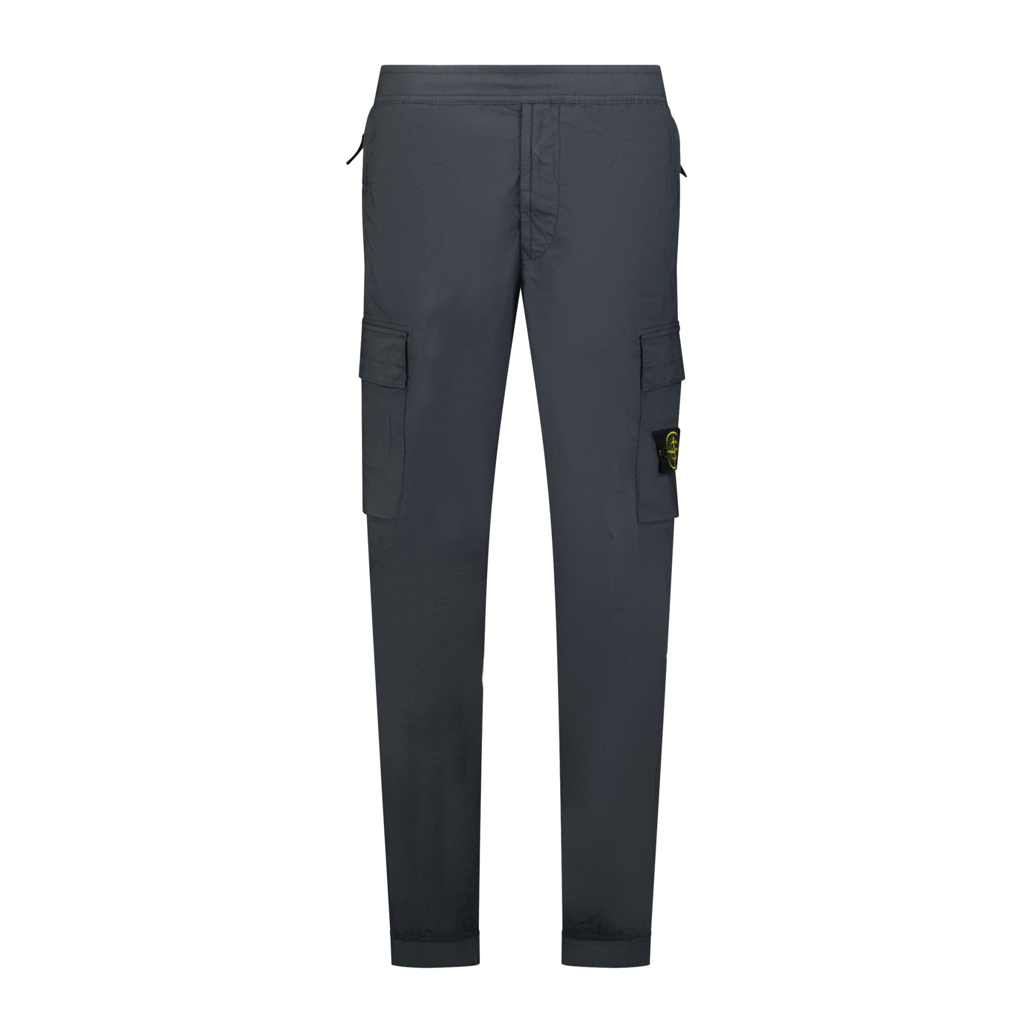 Stone Island Cuffed Leg Cargo Trousers Charcoal Grey - Boinclo ltd