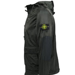 Stone Island Half-Zip Smock Hooded Jacket Black - Boinclo ltd