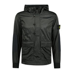 Stone Island Half-Zip Smock Hooded Jacket Black - Boinclo ltd
