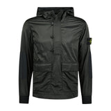 Stone Island Half-Zip Smock Hooded Jacket Black - Boinclo ltd