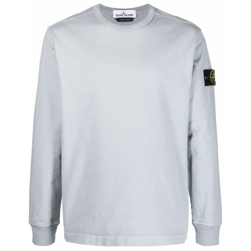 Stone Island Light Cotton Sweatshirt Ice Blue - Boinclo ltd
