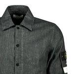 Stone Island 'Lino Resinato Quilted-TC' Black Jacket - Boinclo ltd