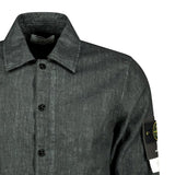 Stone Island 'Lino Resinato Quilted-TC' Black Jacket - Boinclo ltd