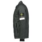 Stone Island 'Lino Resinato Quilted-TC' Black Jacket - Boinclo ltd