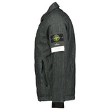 Stone Island 'Lino Resinato Quilted-TC' Black Jacket - Boinclo ltd