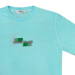 Stone Island Logo Front T-Shirt Light Blue (Kids) - Boinclo ltd