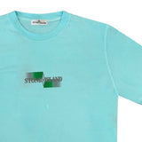 Stone Island Logo Front T-Shirt Light Blue (Kids) - Boinclo ltd