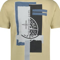 Stone Island Rear Print Logo T-Shirt Beige - Boinclo ltd