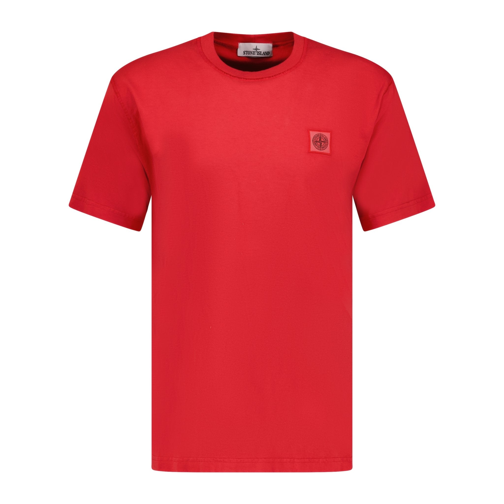 Stone Island Small Chest Logo T-Shirt Red - Boinclo ltd